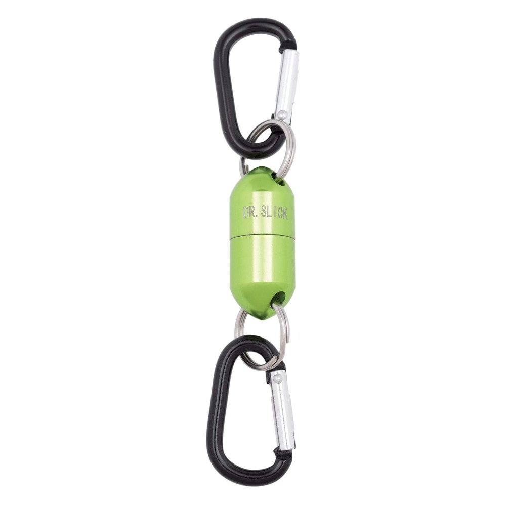 Dr. Slick Magnetic Tool Keeper, Green, w/Carabiners