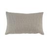 A&B Home Acrylic Knitted Decorative Throw Pillow - Sweater Square Warm Cushion, Pillows with Filling Waist Covers Textile for Couch Bed, Home Accent Decor, Gray, 22" x 14" view 1