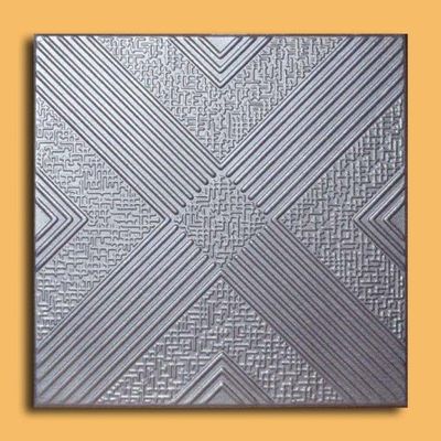 Malta Silver (20"x20" Foam) Ceiling Tile