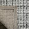 SAFAVIEH South Hampton Collection 2' x 10' Silver SHA241C Handmade Flatweave Grid Runner Rug view 4