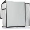 Bedside Organizer Hanging Storage Caddy Bag 7 Deep Pockets / 4 Mesh Compartments for Books, iPad,Cell Phone, TV Remote, Glasses+ Tissue Box and Water Bottle Holder Stylish Design for Any Bedroom view 2