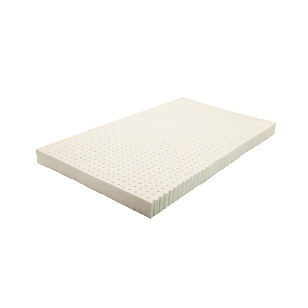 3" Inch Organic Latex Mattress Topper Pad (Medium, Full Size) GOLS Certified, Back Pain Relief Support, Hypoallergenic, Cooling and Breathable