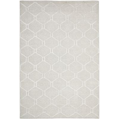Martha Stewart x SAFAVIEH Area Rug Collection - 6' x 9', Bedford Grey, Hand-Knotted Linen, Ideal for Living Room, Bedroom, Office, Dining Space (MSR5753B)