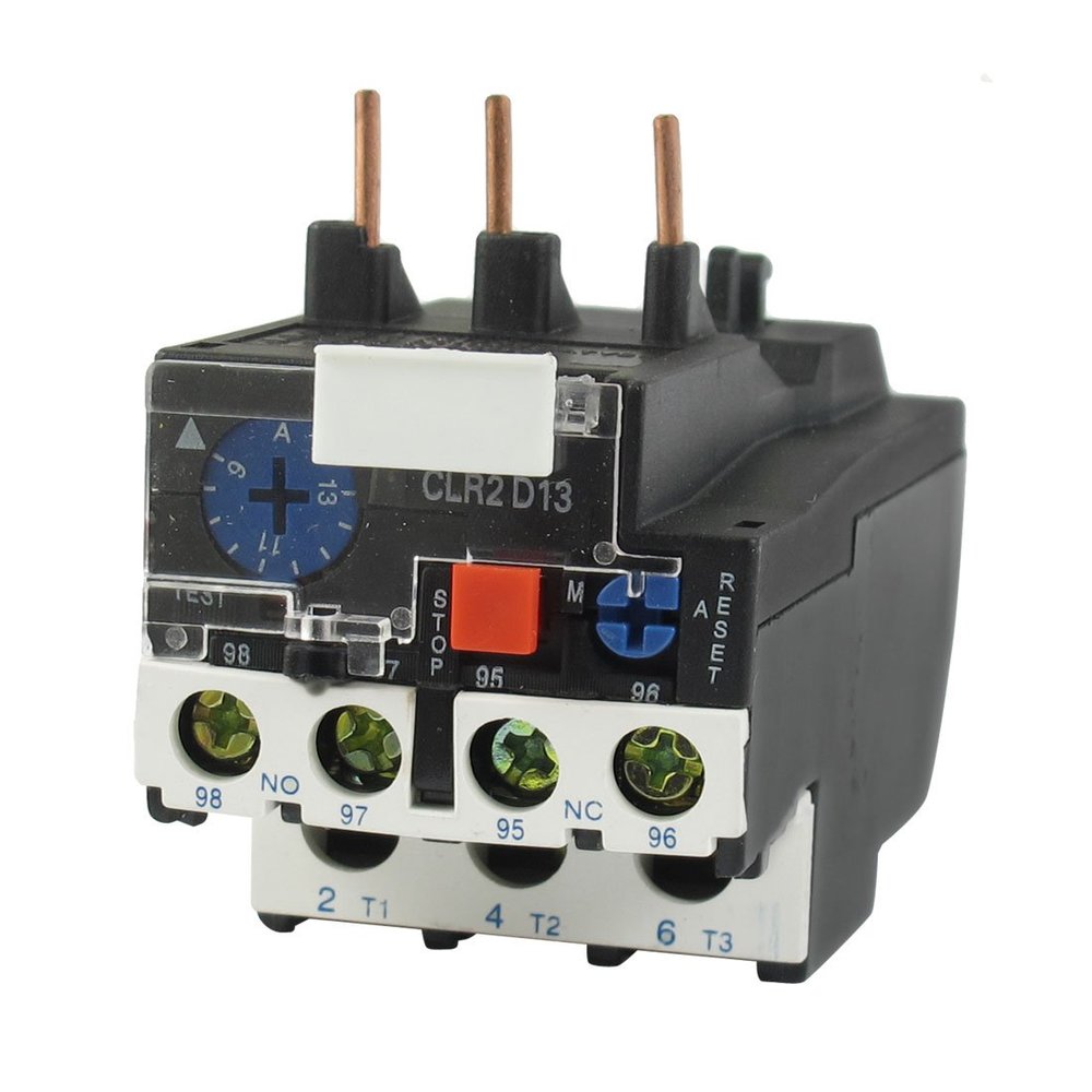 uxcell LR2-13 13A 9-13A 3-Phase 1NO 1NC Electric Thermal Overload Relay