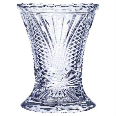 ADERIA R752 AP Vase, Clear, Made in Japan, Flower Base, Vase, Stylish, Glass, Single Wheel Insert, Vase, Container, Dried Flowers, Live Flowers, Gift, Father's Day, Mother's Day, 60th Birthday, Crystal, Glossy, Artisans, Simple