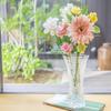 ADERIA R-738 Clear 02. Height 9.4 inches (24.0 cm) Crystal Solitaire Vase, L view 2