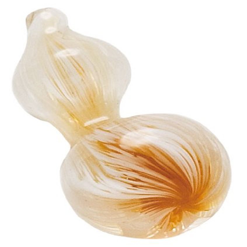 ADERIA F77428 Tsugaru Vidro Chopsticks Rest, Gourd, Amber, Made in Japan, Fashionable, Cute, Glass Gift, Women, Mother's Day, Father's Day, Couples, Men, Housewarming Celebration, Marriage, Greetings,