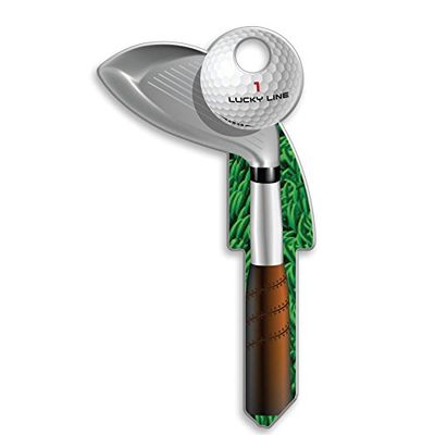 ucky Line Key Shapes, Golf, House Key Blank KW/11, 1 Key (B119K)
