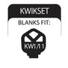 ucky Line Key Shapes, Golf, House Key Blank KW/11, 1 Key (B119K) view 3