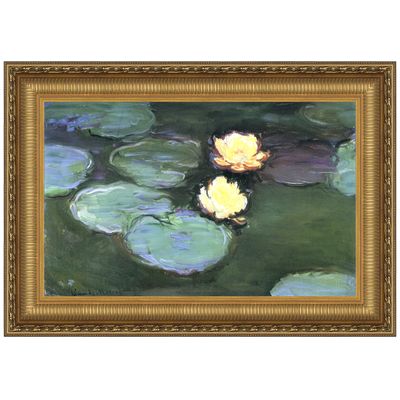 Design Toscano Water Lilies (Nympheas), 1898: Canvas Replica Painting: Medium