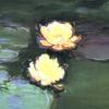 Design Toscano Water Lilies (Nympheas), 1898: Canvas Replica Painting: Medium view 2