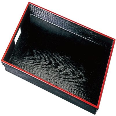 7-61-7 ABS Resin Wood Grain Sidetop Bowl SL Black Tenshu 2 Shaku
