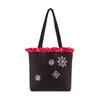 C&F Home Snowflake Ruffle Tote Ruffle Tote Multi view 1