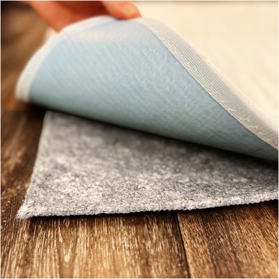 KOECKRITZ 6' x 6' Square Non-Slip Rug Pad Gripper - 1/4 Thick Felt & Rubber Duo-Lock - Safe for All Floors & Hardwoods - Protects Floors, Keeps Rugs Flat