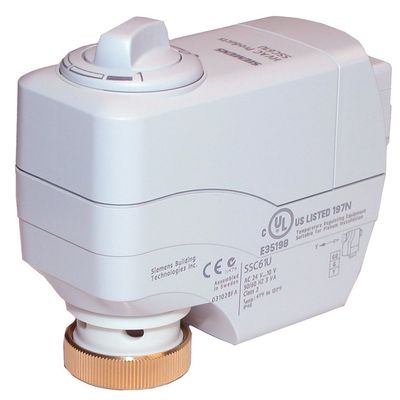Siemens SSC61U Electronic Valve Actuator with Spring Return and 200N