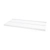 Organized Living freedomRail Ventilated Shelf, 24-inch x 12-inch - White view 1