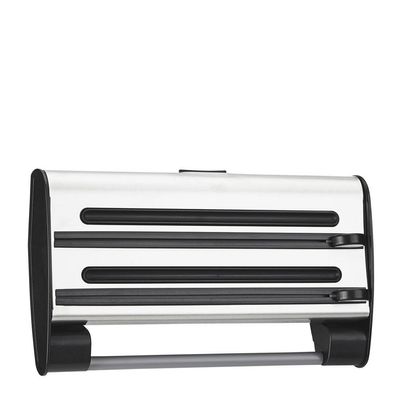 Emsa 505319 Roll Holder Dispenser, Stainless Steel, Grey, 28 x 11 x 41 cm
