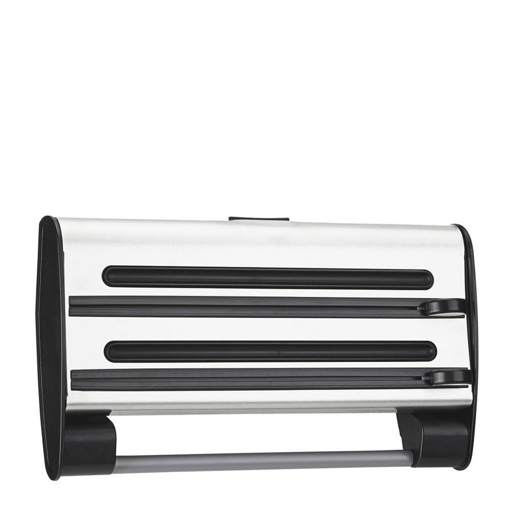 Emsa 505319 Roll Holder Dispenser, Stainless Steel, Grey, 28 x 11 x 41 cm