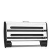 Emsa 505319 Roll Holder Dispenser, Stainless Steel, Grey, 28 x 11 x 41 cm view 1