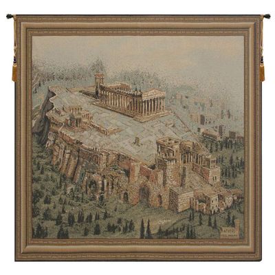 Acropolis European Tapestry - 74 in. x 52 in. Cotton/Viscose/Polyester by David Roberts