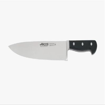 Arcos Series Clasica-Chef Knife-Blade Nitrum Forged Stainless Steel 260 mm (10.24 Inches) -Handle polyoxymethylene (pom) Black Colour, 18/8