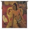 Vairumati Belgian Tapestry Wall Hanging - 48 in. x 38 in. Cotton/Viscose/Polyester by Paul Gauguin view 1