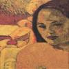 Vairumati Belgian Tapestry Wall Hanging - 48 in. x 38 in. Cotton/Viscose/Polyester by Paul Gauguin view 2