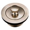 Bath Overflow Lift and Lock Strainer Finish: Brushed Nickel view 1