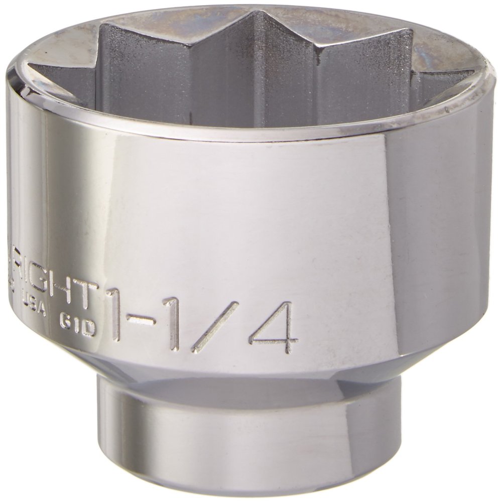 Wright Tool 1-1/4" - 1/2" Dr. Special 8 Pt. Square Standard Sockets