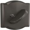 Schlage B60 N CAM 619 Deadbolt with Camelot Trim, Keyed 1 Side, Highest Residential Security, Satin Nickel view 4