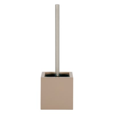MSV Toilet Brush and Holder, Stainless_Steel, Beige, 30 x 20 x 15 cm