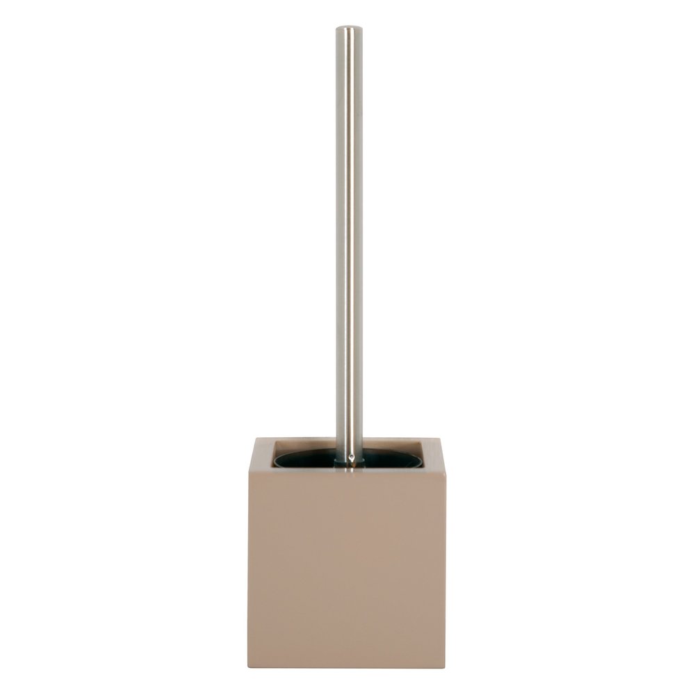 MSV Toilet Brush and Holder, Stainless_Steel, Beige, 30 x 20 x 15 cm
