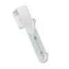 Over-The-Panel Double-Garment Hook, Satin Aluminum/Chrome view 2
