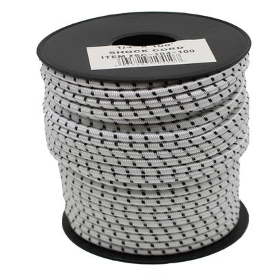 T.W Evans Cordage SC-104-100 1/4-Inch by 100-Feet Elastic Bungee Shock Cord
