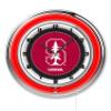 Holland Bar Stool Co. Stanford University 19" Double Neon Wall Clock view 1