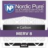 16x25x3 Carrier Replacement MERV 8 Plus Carbon Qty 1 view 1