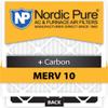 16x25x3 DayNight Replacement MERV 10 Plus Carbon Qty 1 view 1