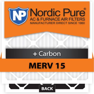 16x25x3 Ultravation Replacement MERV 15 Plus Carbon Qty 1