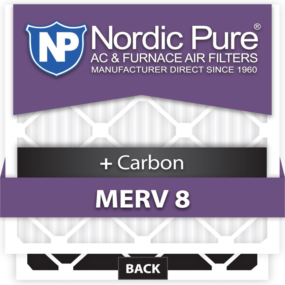 16x25x3 Ultravation Replacement MERV 8 Plus Carbon Qty 1