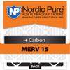 16x25x5 Ultravation Replacement MERV 15 Plus Carbon Qty 1 view 1