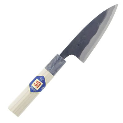 Tosa Knife, Black Uchi, Funayuki Knife, White Steel, No. 1, 4.7 inches (120 mm)