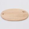 Fuji Boeki 96020 Cutting Board, Cutting Board, Small, Length 5.9 x Width 9.1 x Thickness 0.4 inches (15 x 23 x 1 cm), Natural, Oval Shape, Wood, Natural Wood, Bonheur view 3