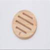 Fuji Boeki 96034 Trivet, Trivet, Length 6.7 x Width 6.7 x Height 0.5 inches (17 x 17 x 1.2 cm), Natural, Round, Wood, Natural Wood, Pot Mat, Bonheur view 2