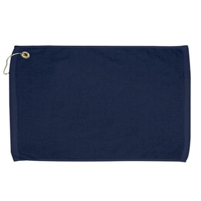 Carmel Towel Company Large Rally Towel with Grommet and Hook OS NAVY