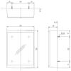 Lixil Inax Mirror Cabinet Tsf-126 view 2
