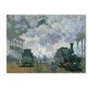 Trademark Fine Art Gare Saint-Lazare Arrival of a Train by Claude Monet Canvas Wall Artwork, 18 by 24-Inch view 1