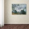 Trademark Fine Art Gare Saint-Lazare Arrival of a Train by Claude Monet Canvas Wall Artwork, 18 by 24-Inch view 3