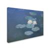 Trademark Fine Art Waterlilies Evening by Claude Monet Canvas Wall Artwork, 18 by 24-Inch view 2