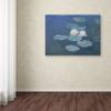Trademark Fine Art Waterlilies Evening by Claude Monet Canvas Wall Artwork, 18 by 24-Inch view 3