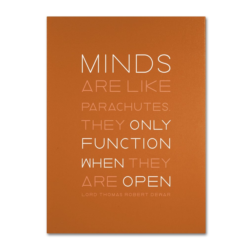 Trademark Fine Art An Open Mind II by Megan Romo Canvas Wall Artwork, 18 by 24-Inch